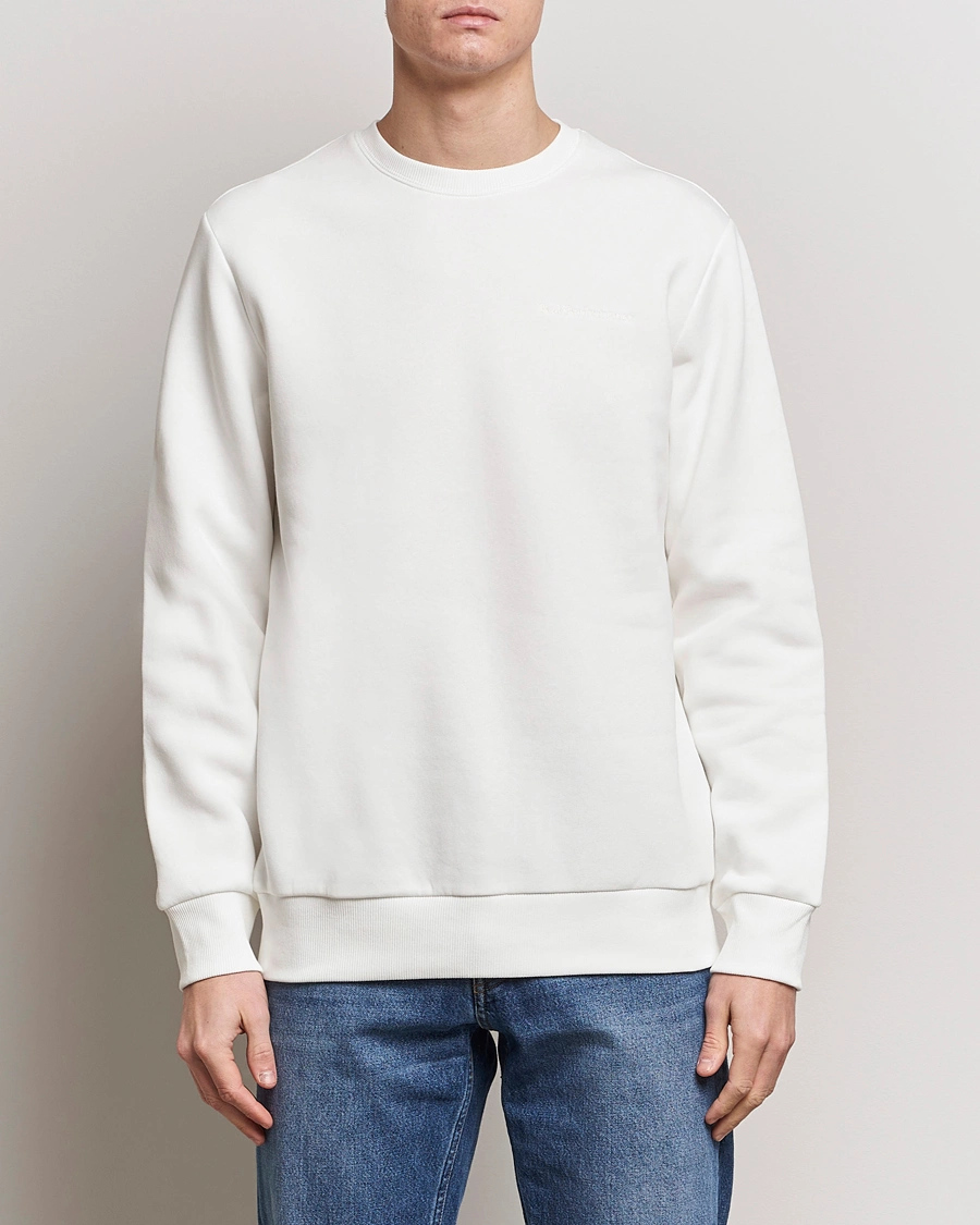 Mies | Collegepuserot | Peak Performance | Original Logo Crew Neck Sweatshirt Off White