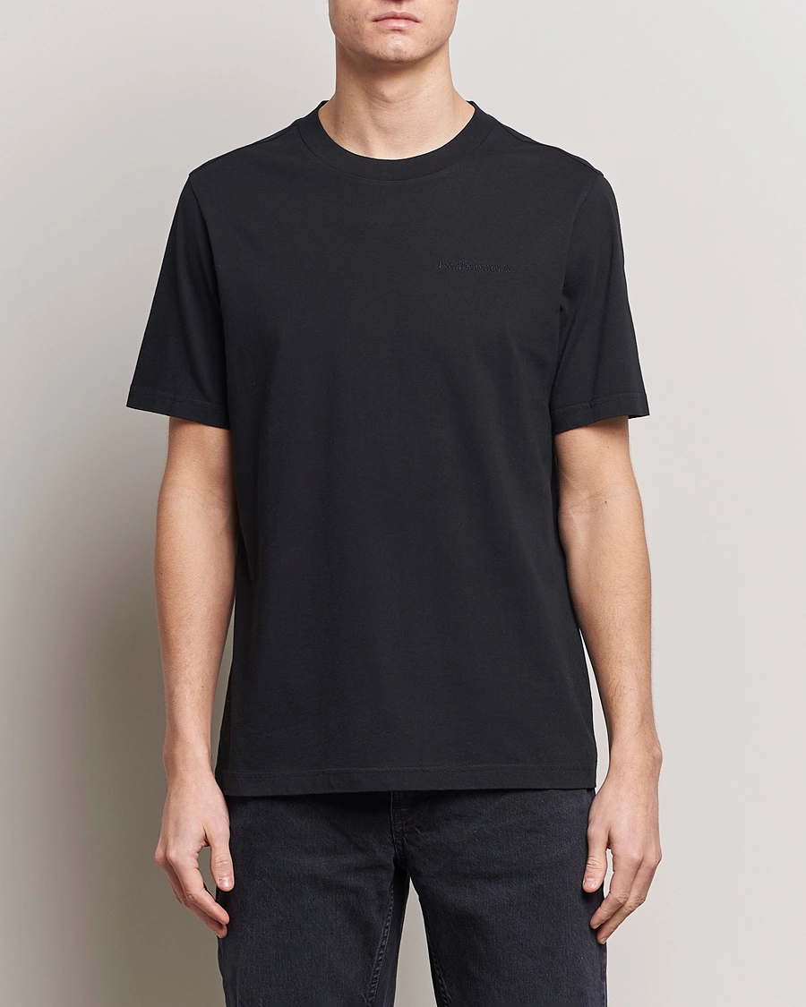 Mies | Mustat t-paidat | Peak Performance | Original Logo Crew Neck T-Shirt Black