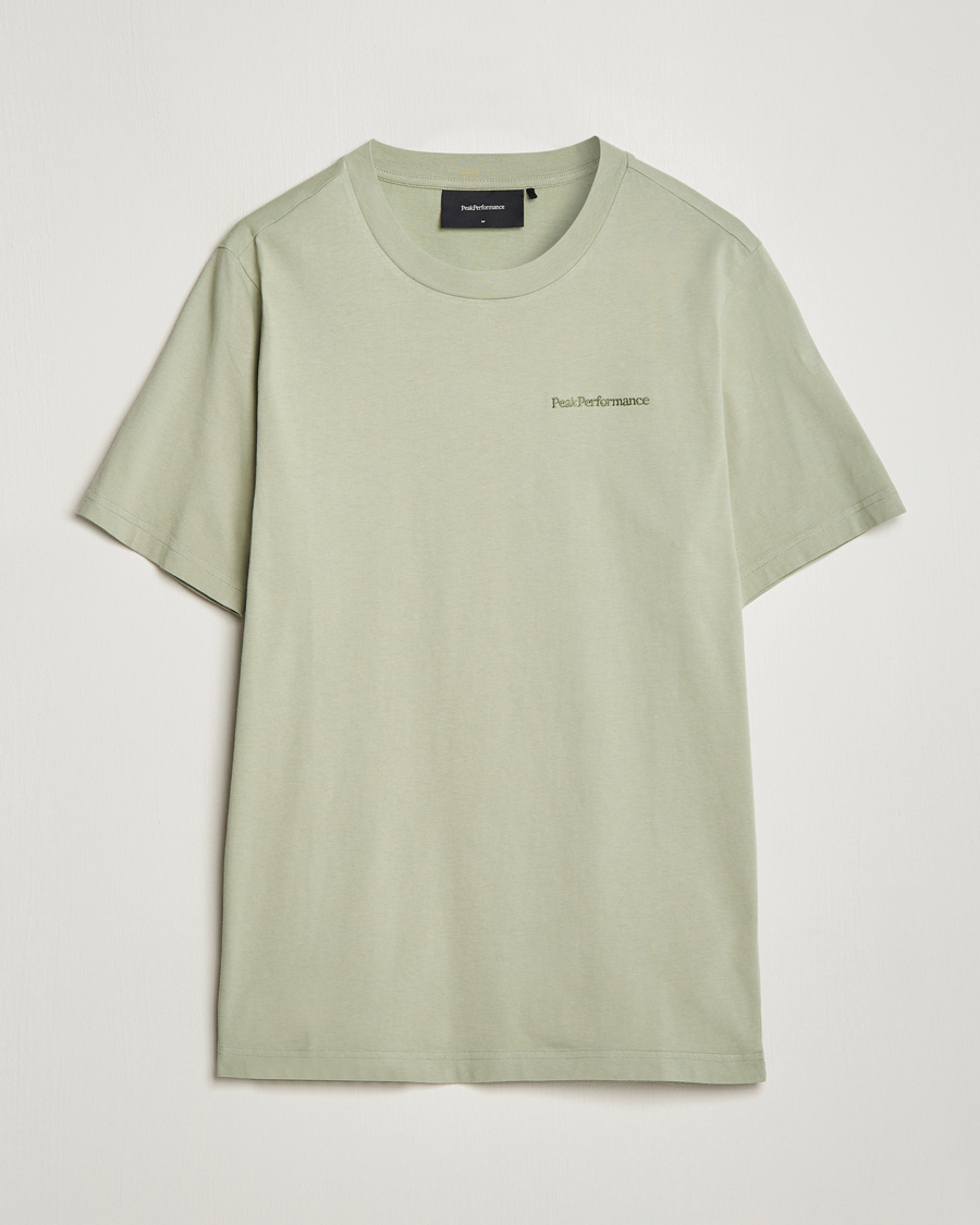 Mies | T-paidat | Peak Performance | Original Logo Crew Neck T-Shirt Limit Green