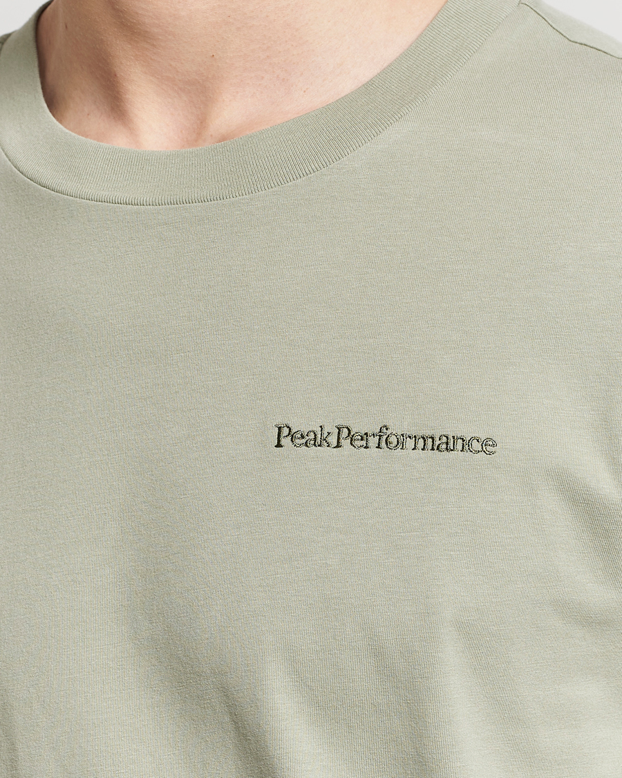 Mies | T-paidat | Peak Performance | Original Logo Crew Neck T-Shirt Limit Green
