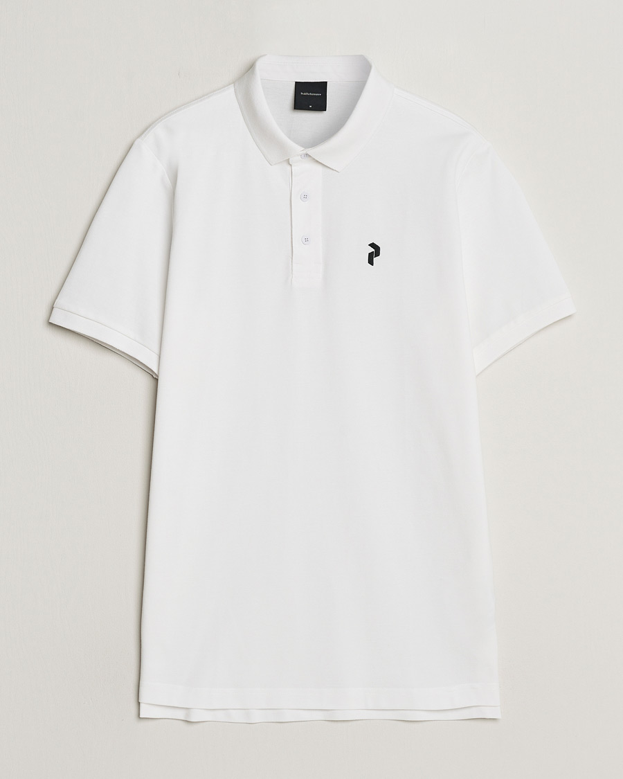 Mies | Pikeet | Peak Performance | Classic Cotton Polo White