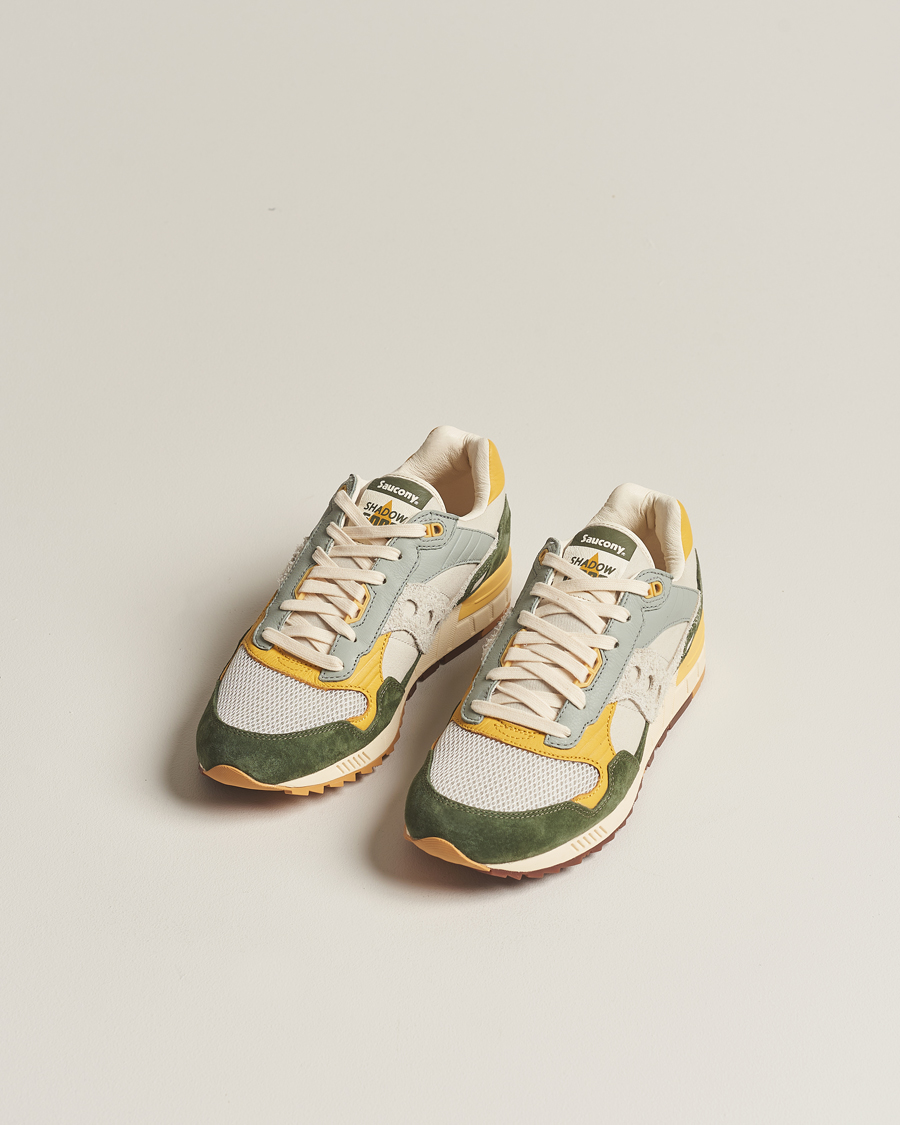 Mies | Saucony Shadow 5000 Sneaker Yellow/Green/White | Saucony | Shadow 5000 Sneaker Yellow/Green/White