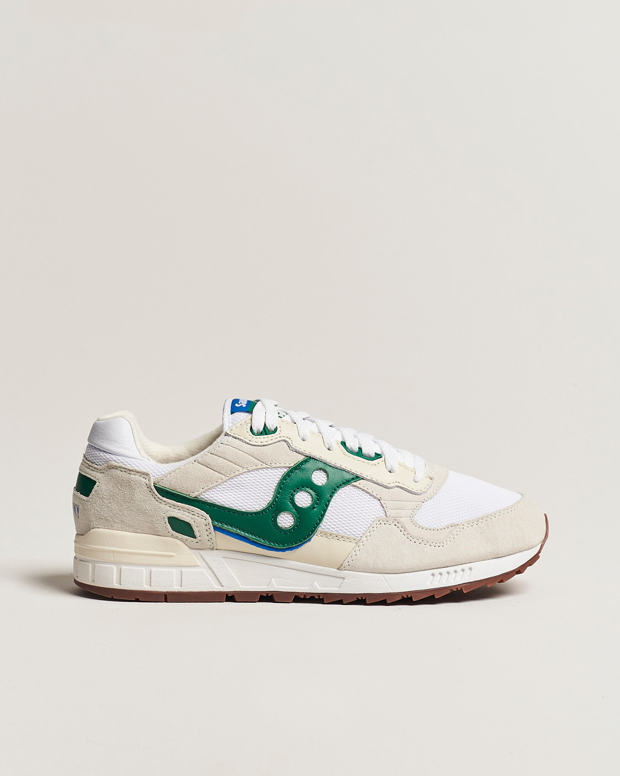 Mies | Saucony Shadow 5000 Sneaker White/Green | Saucony | Shadow 5000 Sneaker White/Green