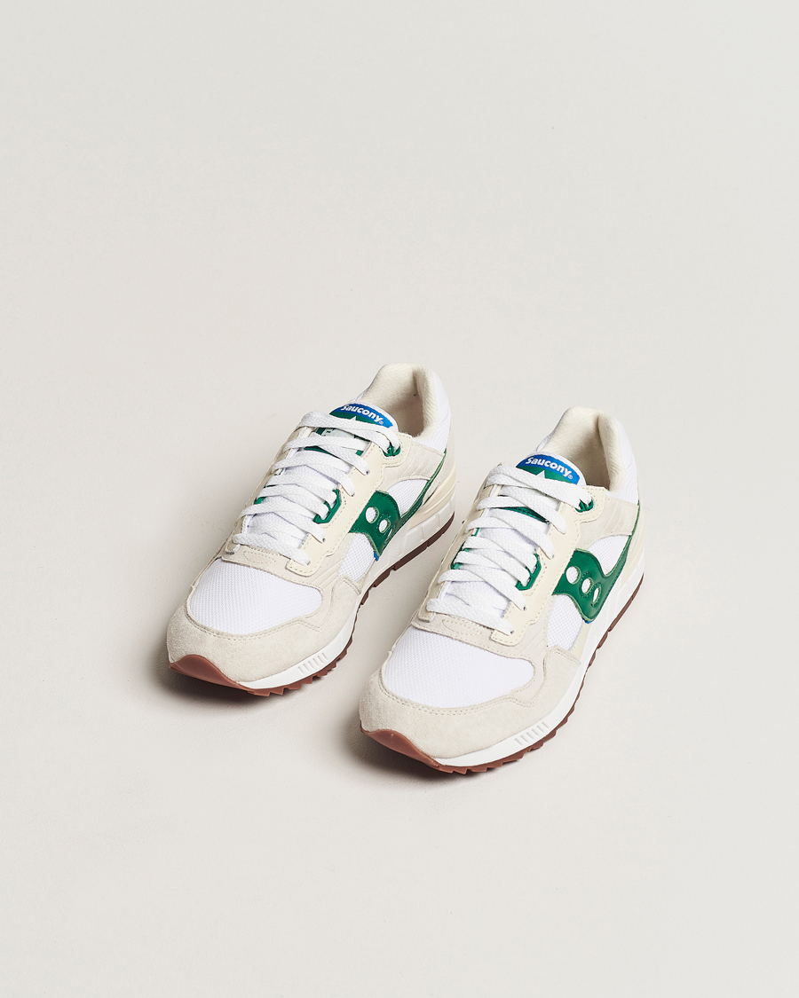 Mies | Saucony Shadow 5000 Sneaker White/Green | Saucony | Shadow 5000 Sneaker White/Green