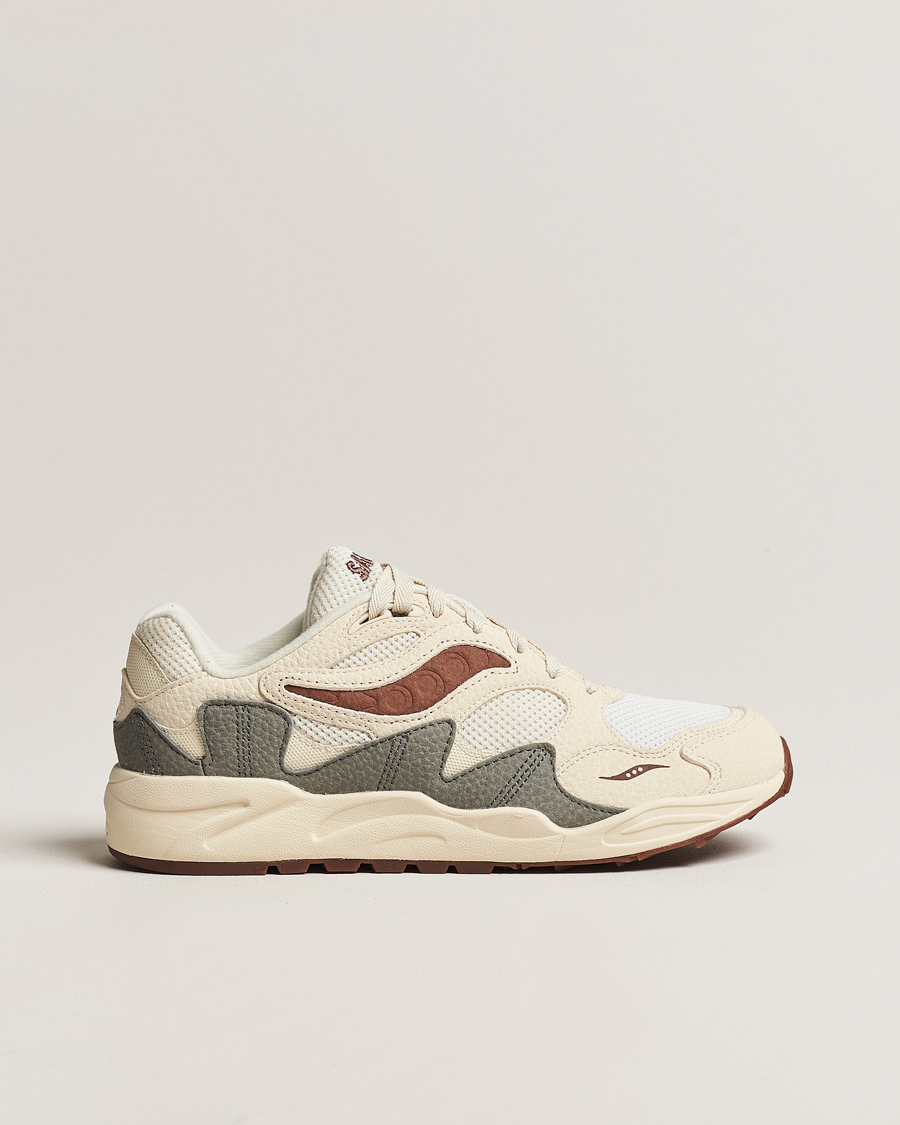 Mies | Saucony Grid Shadow 2 Sneaker Sand/Brown | Saucony | Grid Shadow 2 Sneaker Sand/Brown