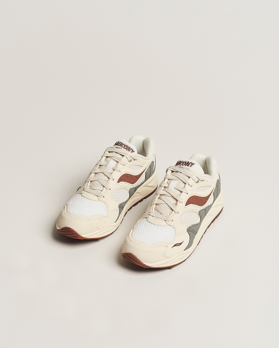 Mies | Saucony Grid Shadow 2 Sneaker Sand/Brown | Saucony | Grid Shadow 2 Sneaker Sand/Brown