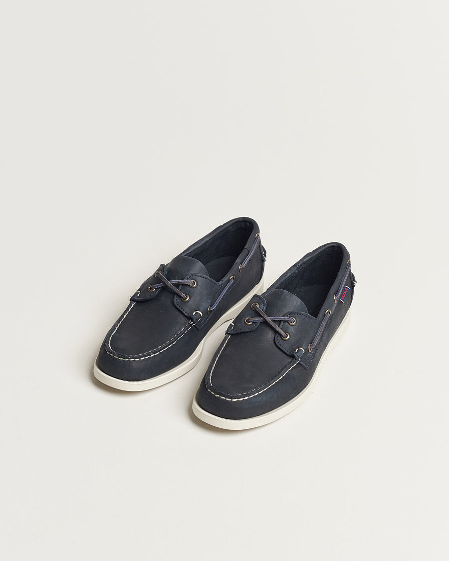 Mies | Purjehduskengät | Sebago | Dockside Nubuck Boat Shoe Blue Navy