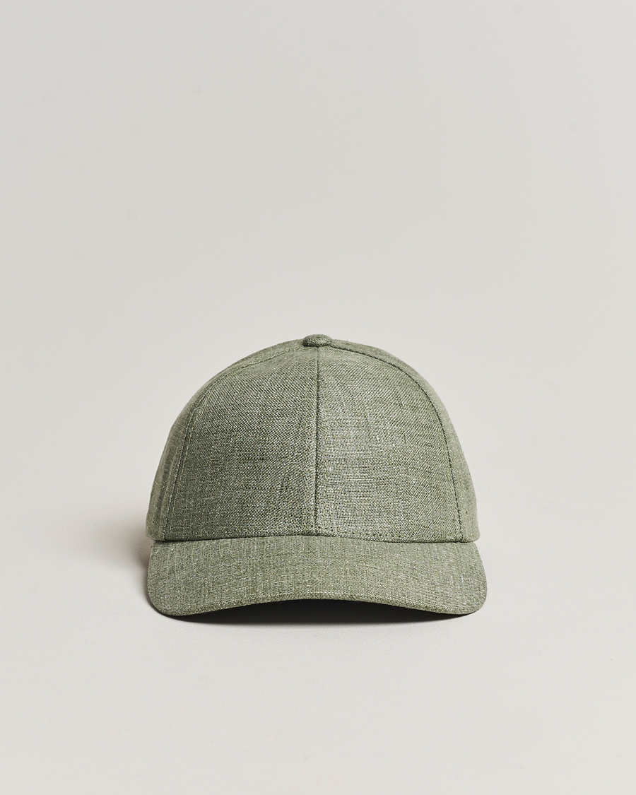 Mies | Varsity Headwear Linen Baseball Cap Pistachio Green | Varsity Headwear | Linen Baseball Cap Pistachio Green