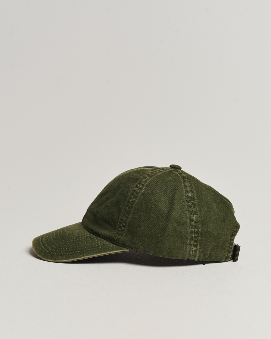 Mies |  | Varsity Headwear | Washed Cotton Baseball Cap Green