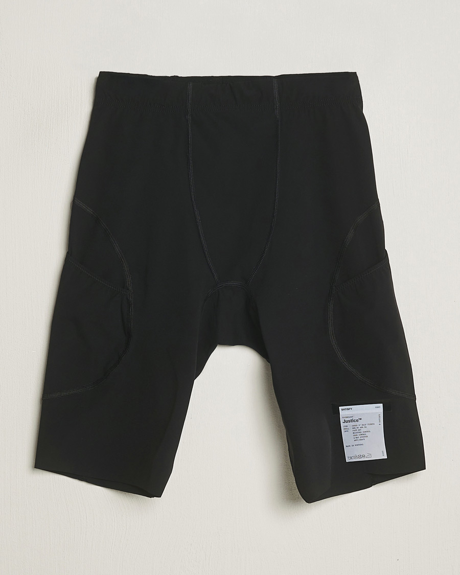 Mies | Shortsit | Satisfy | Justice Cargo 9 Inch Half Tights Black