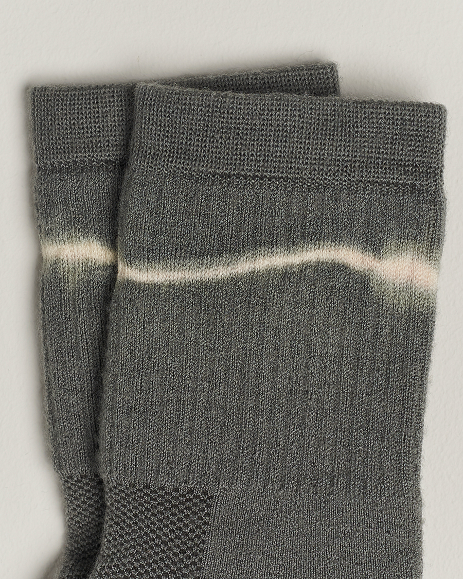 Mies | Contemporary Creators | Satisfy | Merino Tube Socks Agave Green Tie Dye