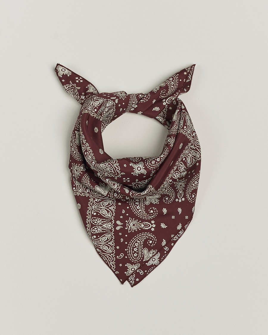 Mies | Satisfy Japanese Rayon Bandana Mahogany | Satisfy | Japanese Rayon Bandana Mahogany