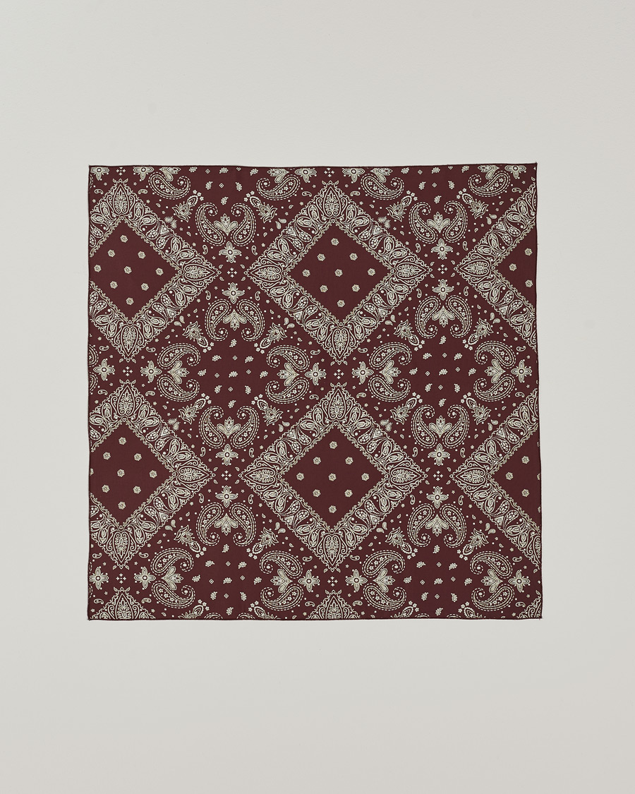 Mies | Satisfy Japanese Rayon Bandana Mahogany | Satisfy | Japanese Rayon Bandana Mahogany