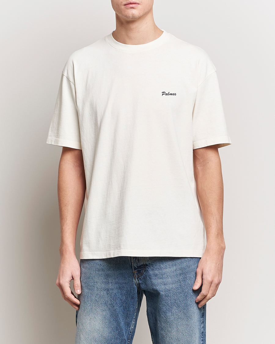 Mies | Palmes | Palmes | Dyed T-Shirt Broken White