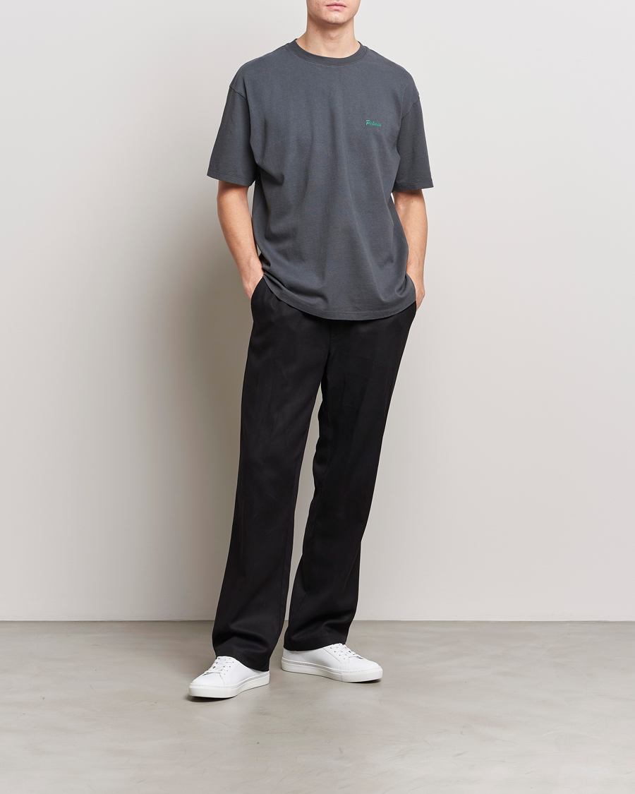 Mies | T-paidat | Palmes | Dyed T-Shirt Washed Grey