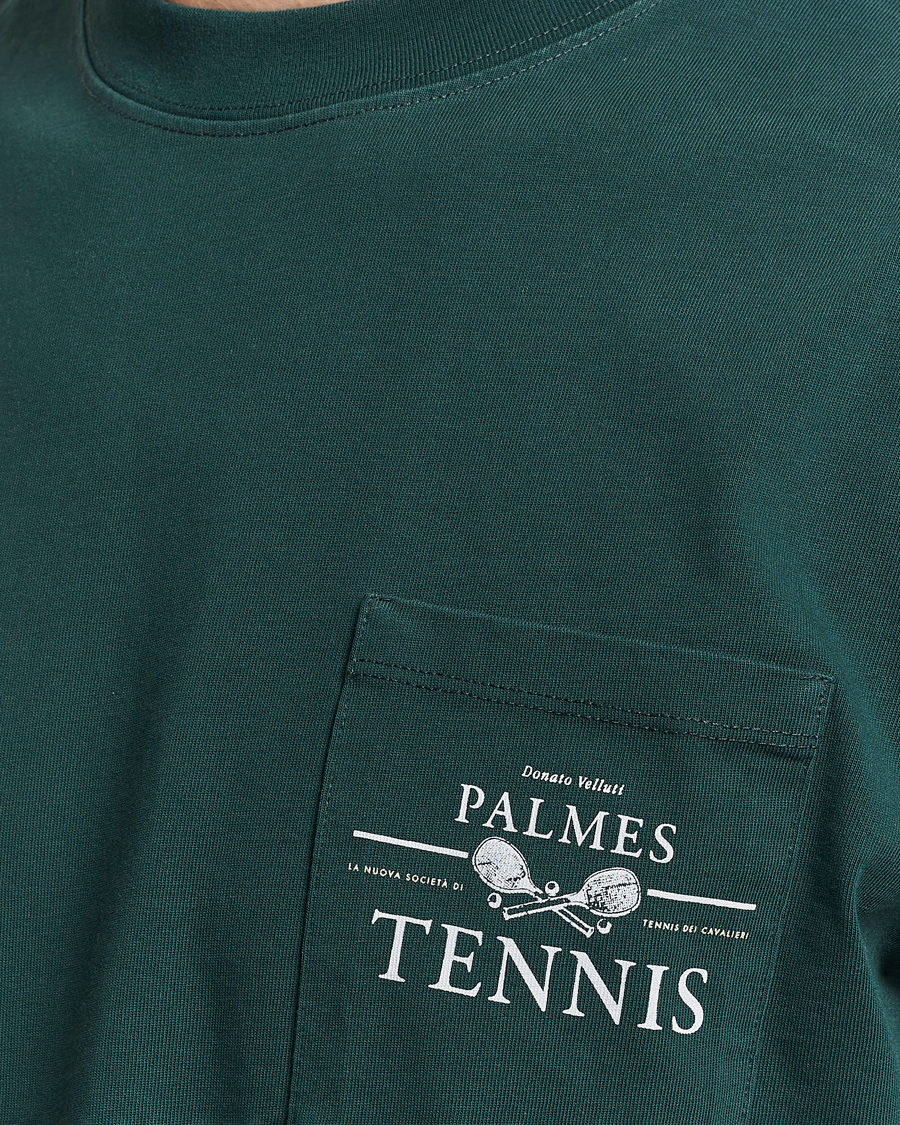 Mies | T-paidat | Palmes | Vichi Pocket T-Shirt Dark Green