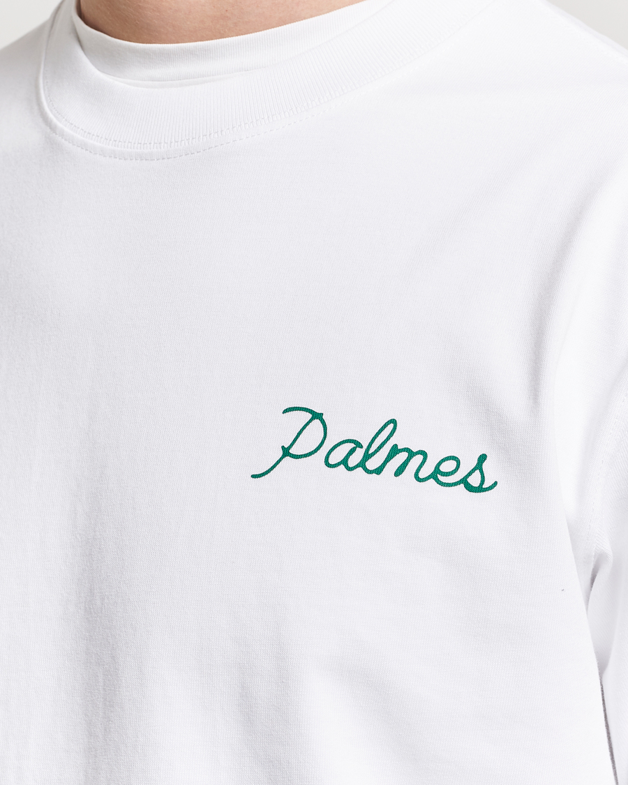 Mies | T-paidat | Palmes | Sunset Long Sleeve T-Shirt White