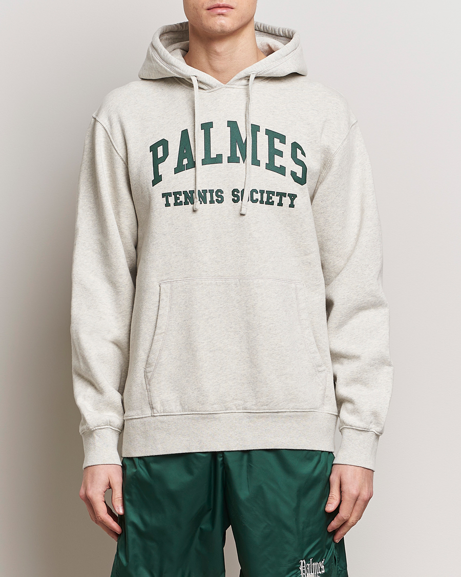 Mies | Puserot | Palmes | Mats Hooded Sweatshirt Oatmeal