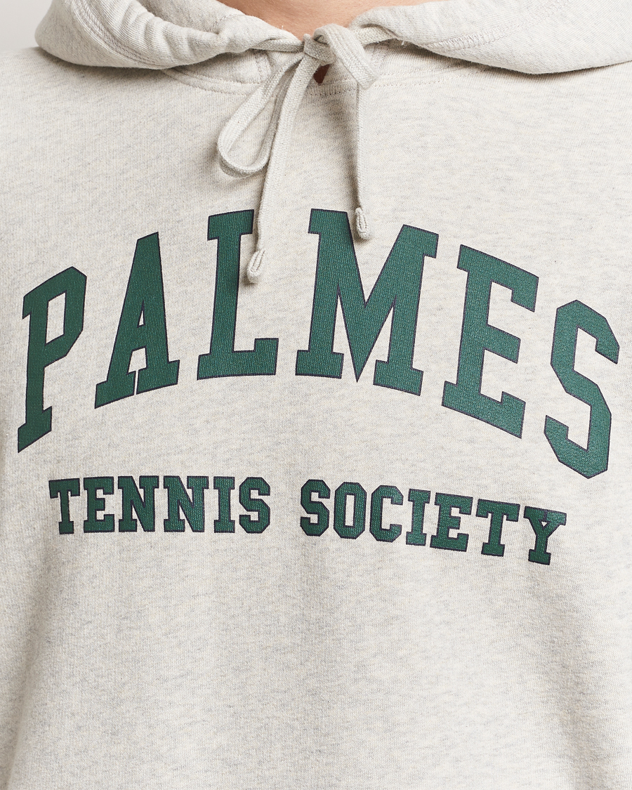 Mies | Puserot | Palmes | Mats Hooded Sweatshirt Oatmeal