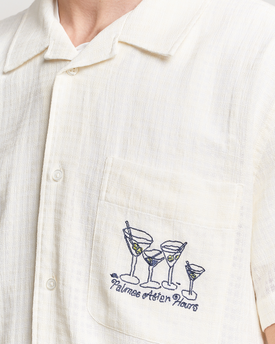 Mies | Kauluspaidat | Palmes | Martini Short Sleeve Shirt Off White