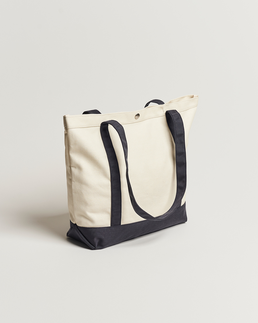 Mies | Palmes Society Tote Bag White/Navy | Palmes | Society Tote Bag White/Navy
