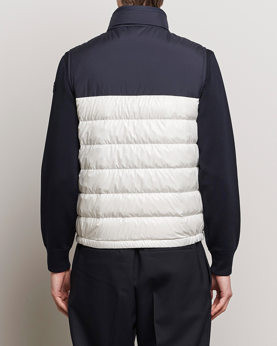 Mies | Takit | Moncler | Cerces Down Vest Off White/Navy