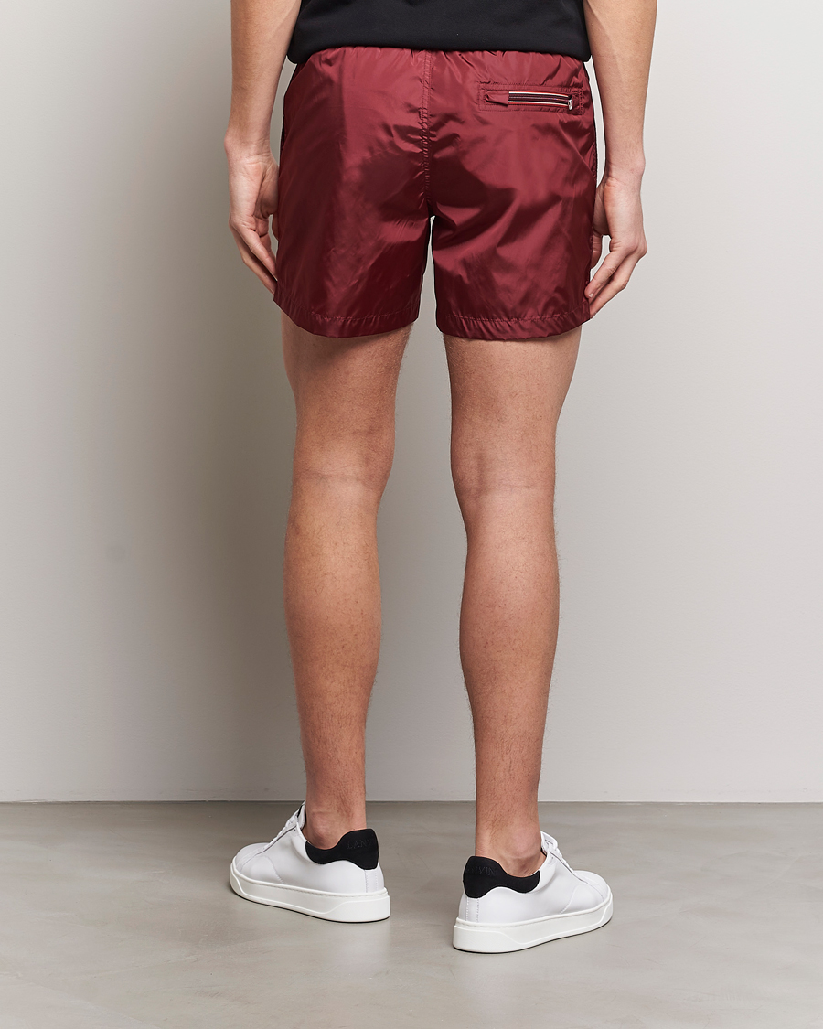 Mies | Uimahousut | Moncler | Nylon Swim Shorts Burgundy
