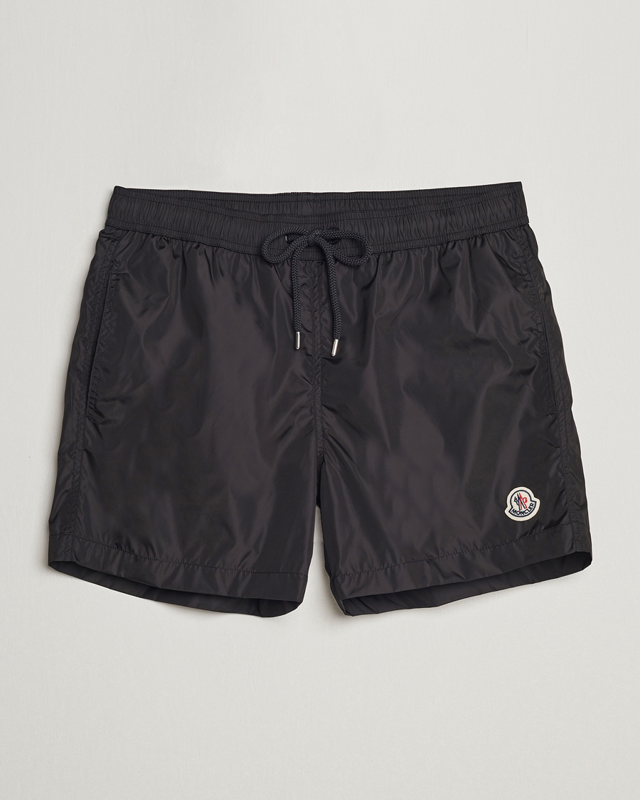 Mies | Uimahousut | Moncler | Nylon Swim Shorts Black