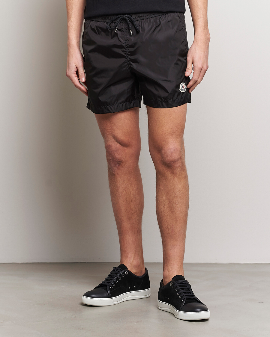 Mies | Uimahousut | Moncler | Nylon Swim Shorts Black