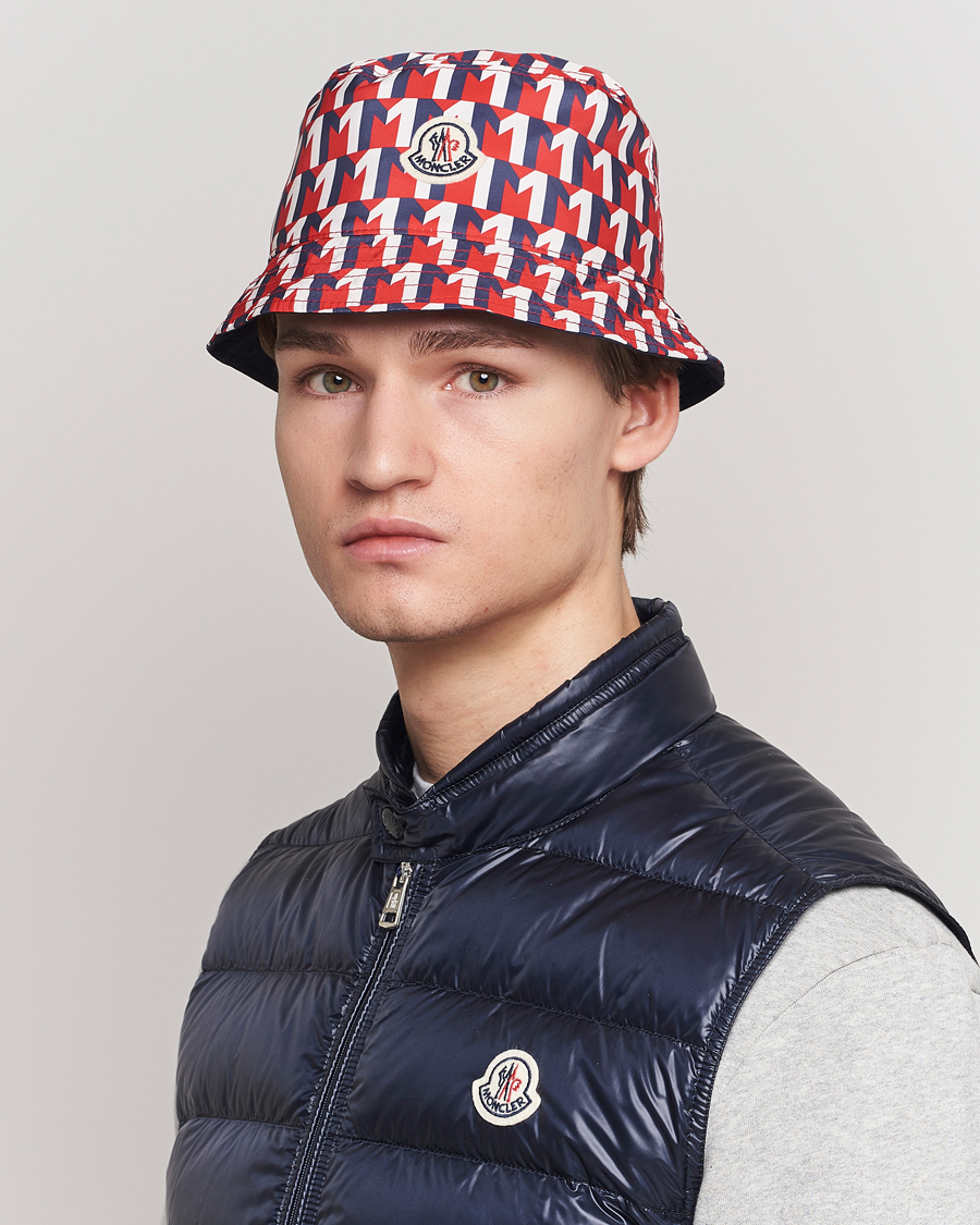 Mies | Moncler Nylon Bucket Hat Navy | Moncler | Nylon Bucket Hat Navy