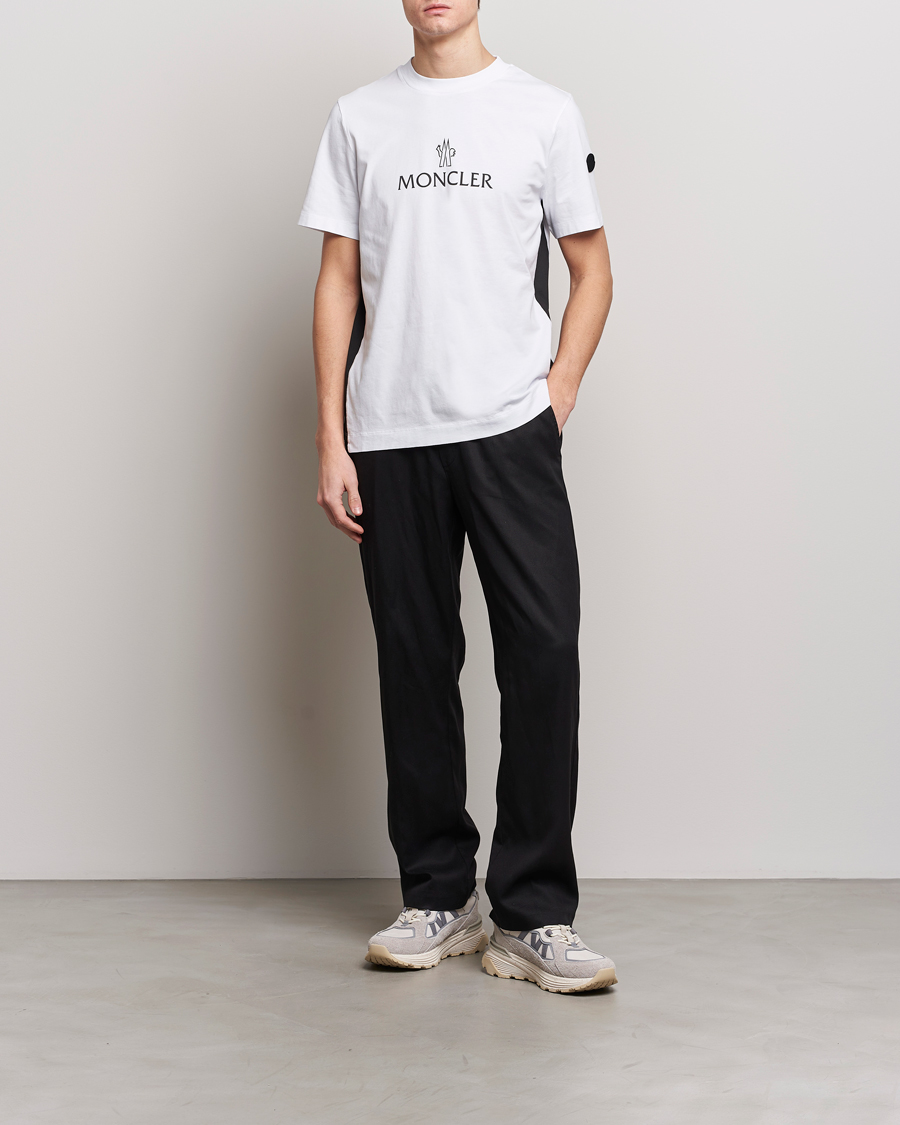 Mies | T-paidat | Moncler | Reflective Logo T-Shirt White