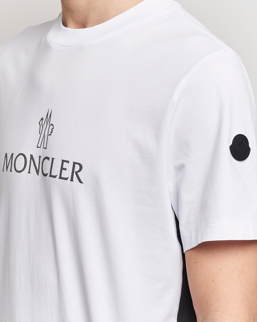 Mies | T-paidat | Moncler | Reflective Logo T-Shirt White