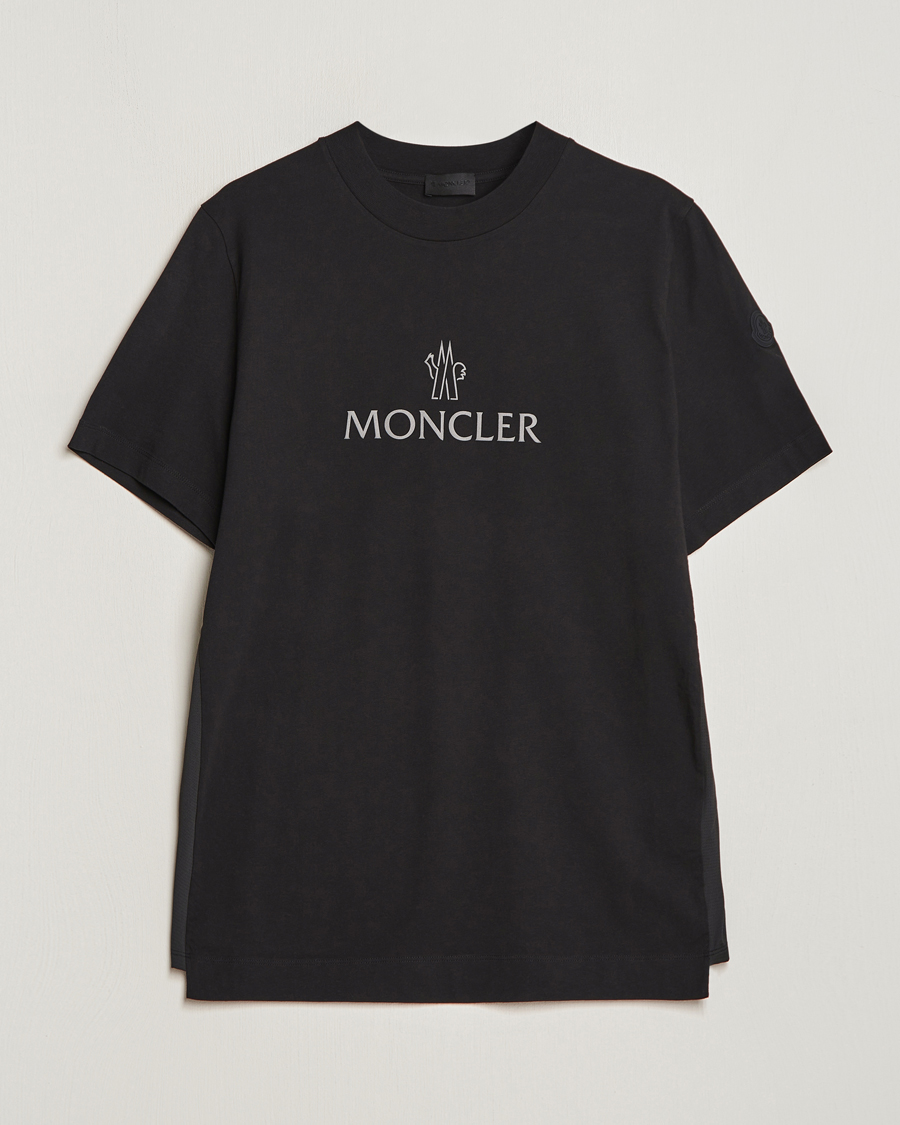 Mies | T-paidat | Moncler | Reflective Logo T-Shirt Black