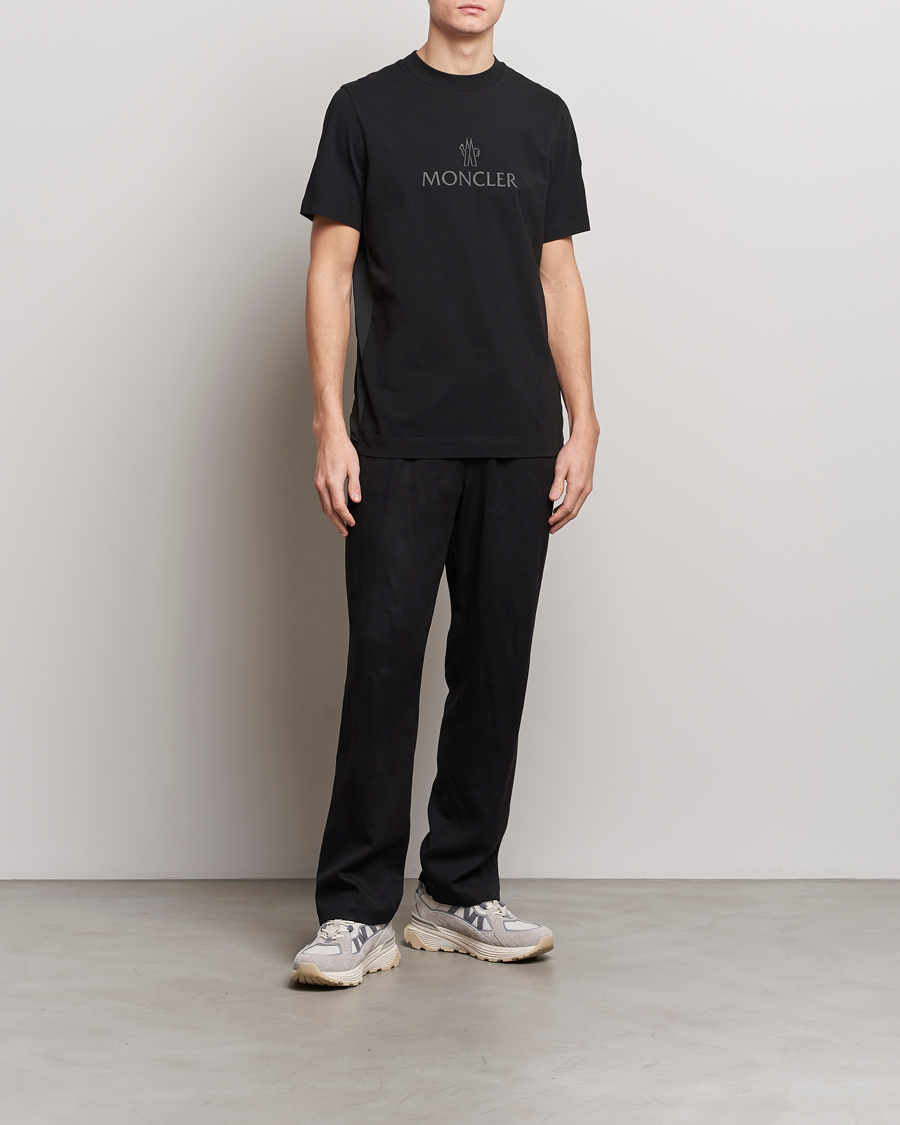 Mies | T-paidat | Moncler | Reflective Logo T-Shirt Black