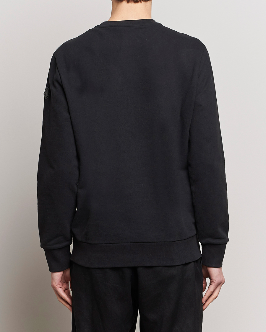 Mies | Puserot | Moncler | Simple Logo Sweatshirt Black