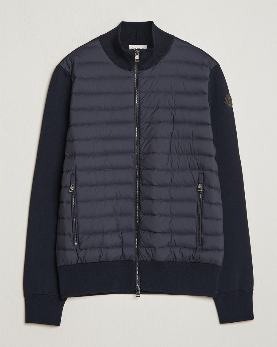Mies | Puserot | Moncler | Light Hybrid Zip Jacket Navy