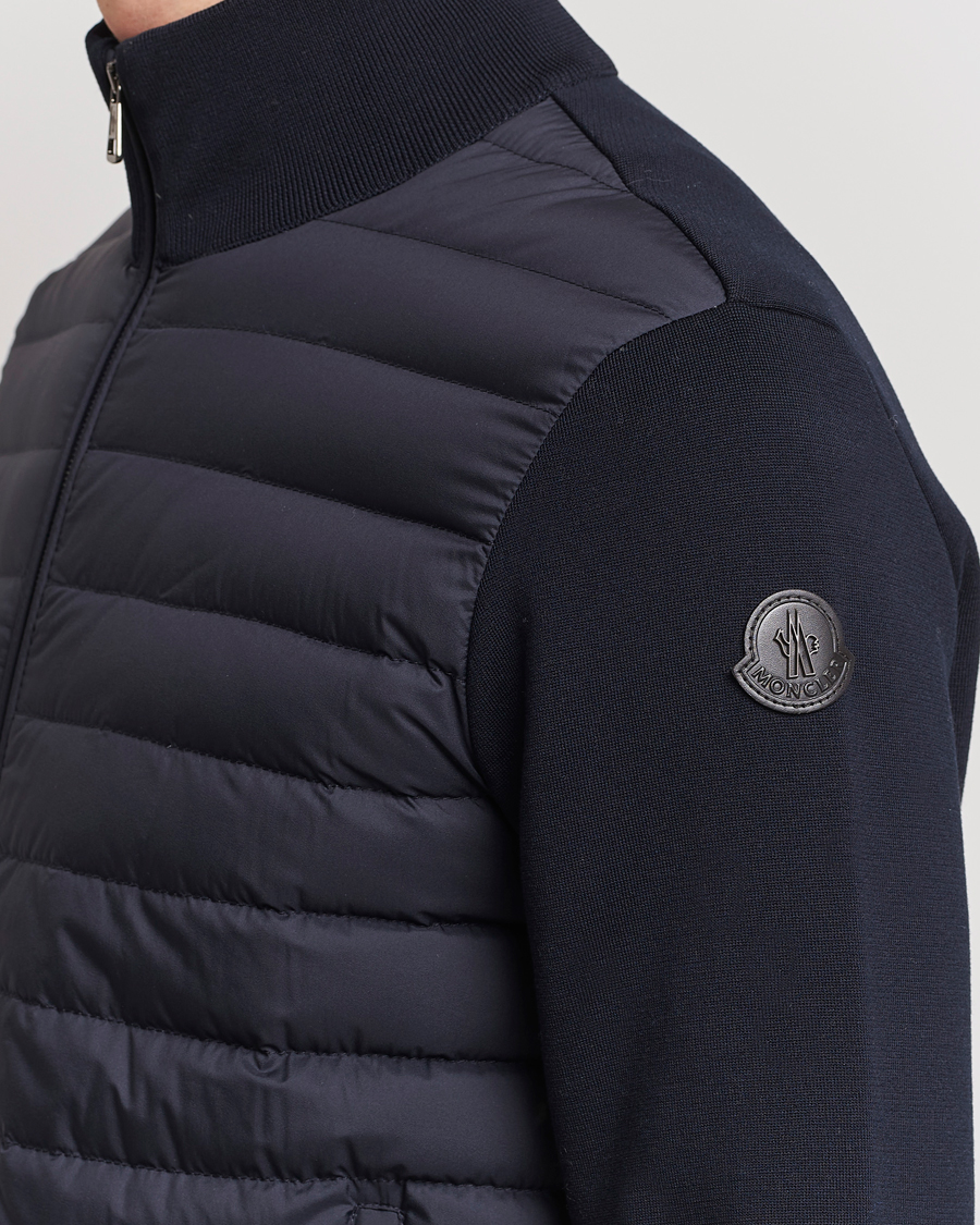 Mies | Puserot | Moncler | Light Hybrid Zip Jacket Navy