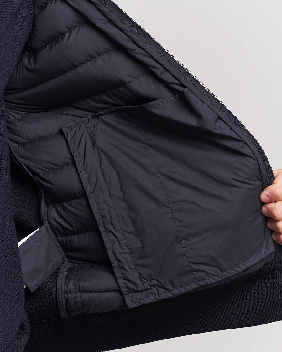 Mies | Puserot | Moncler | Light Hybrid Zip Jacket Navy