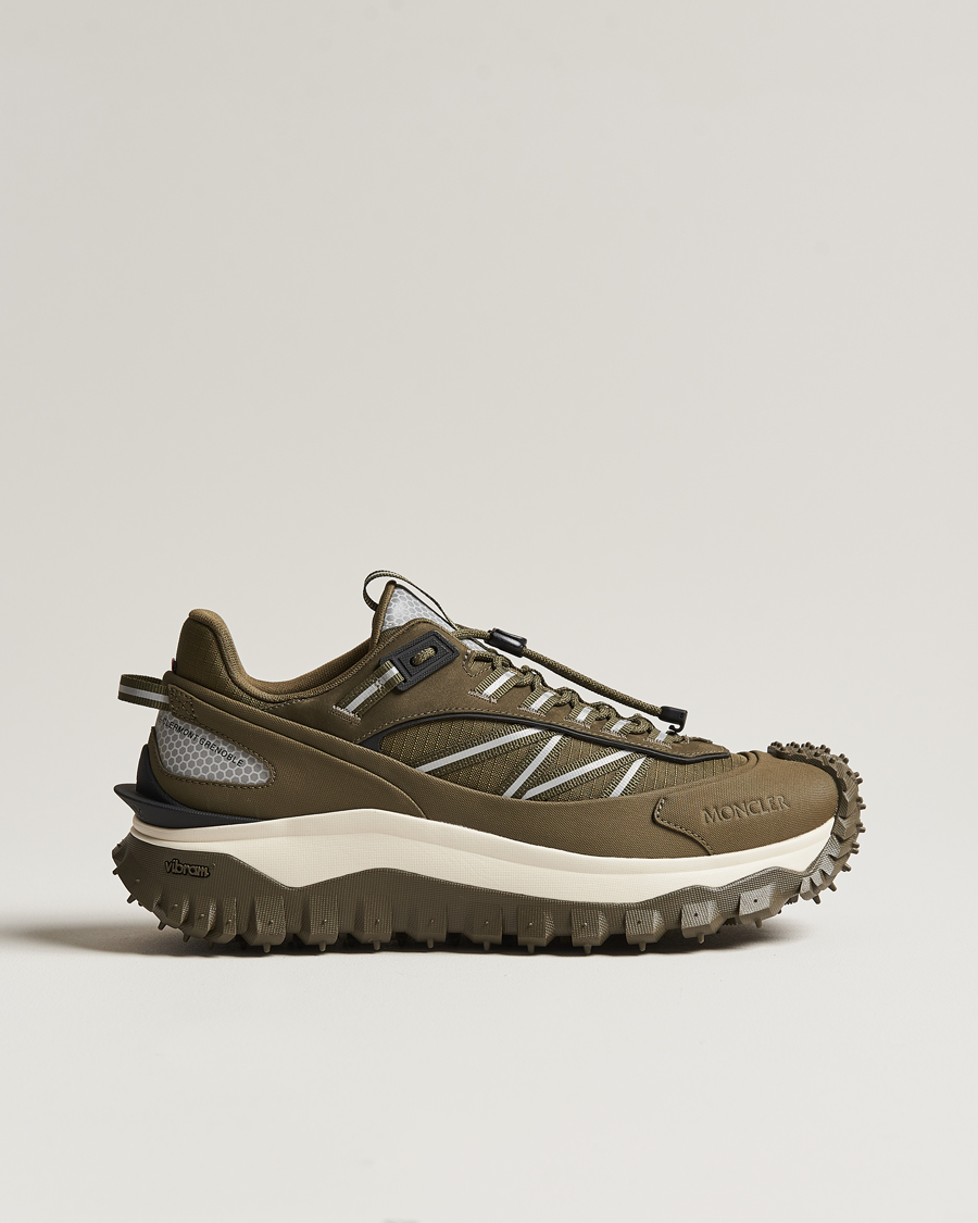 Mies | Moncler Trailgrip Low Sneakers Military Green | Moncler | Trailgrip Low Sneakers Military Green