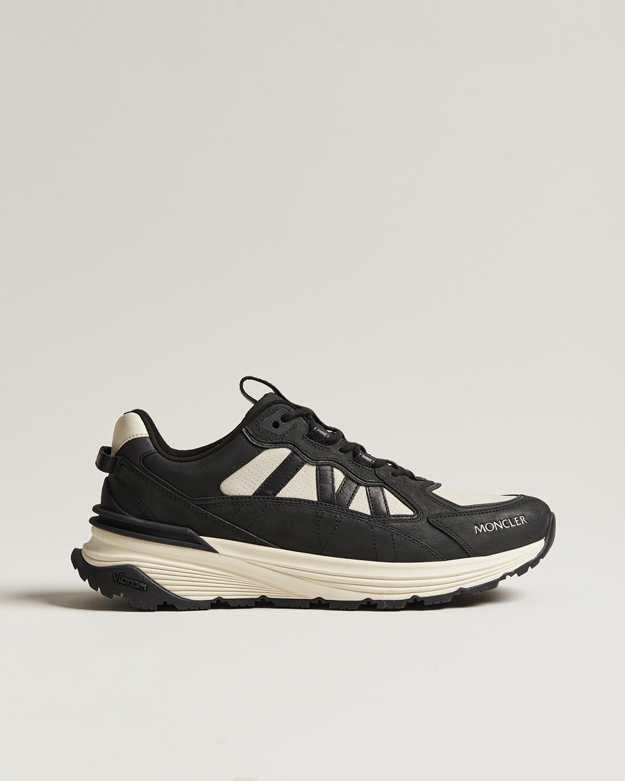 Mies | Moncler Lite Runner Sneakers Black/White | Moncler | Lite Runner Sneakers Black/White