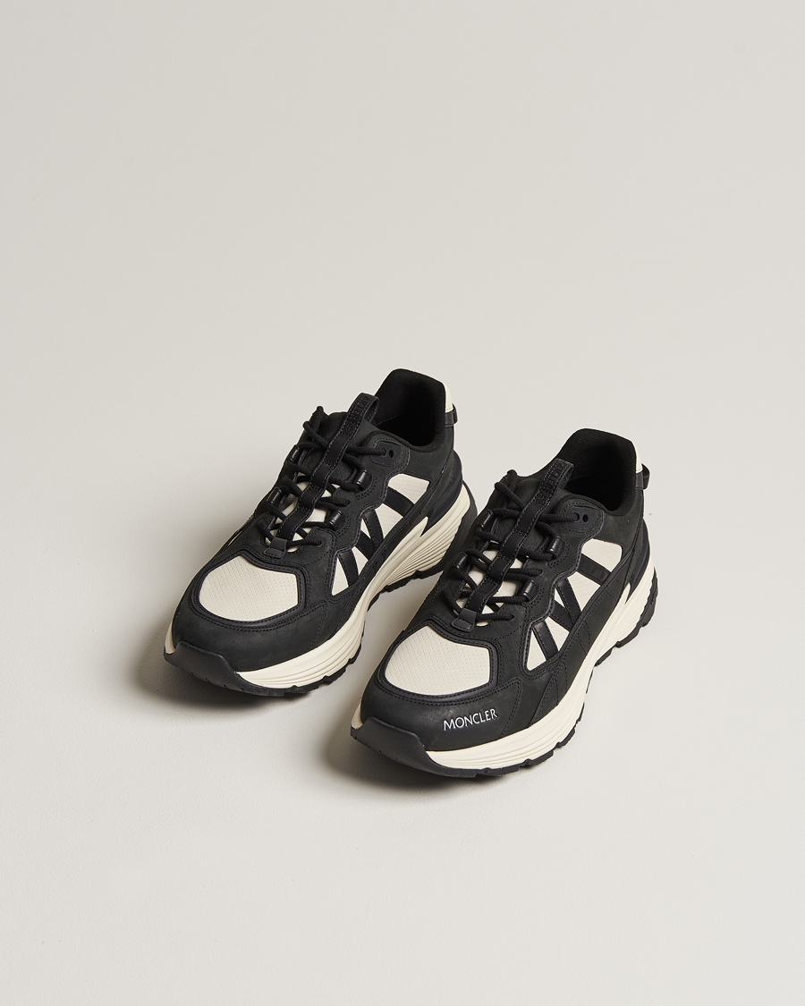 Mies | Moncler Lite Runner Sneakers Black/White | Moncler | Lite Runner Sneakers Black/White