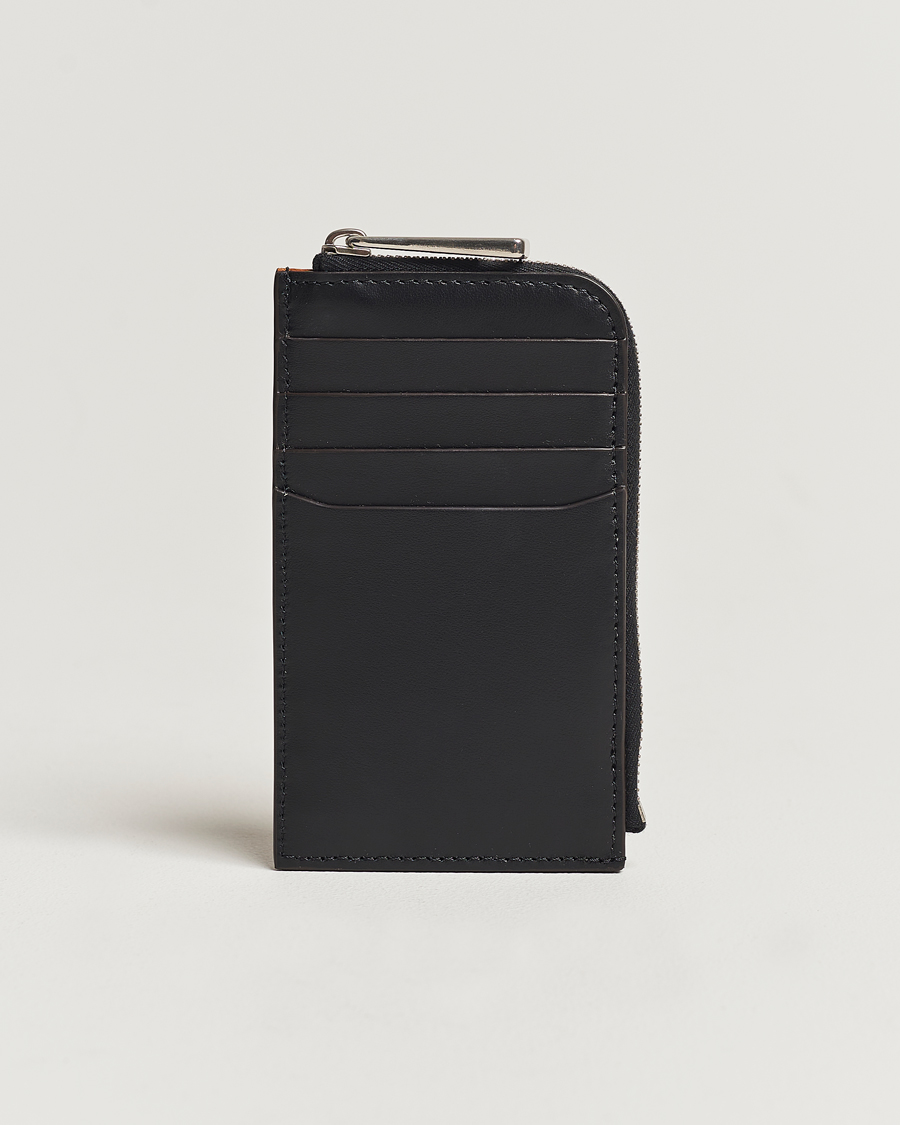 Mies | Moncler Flat Card Holder Black | Moncler | Flat Card Holder Black