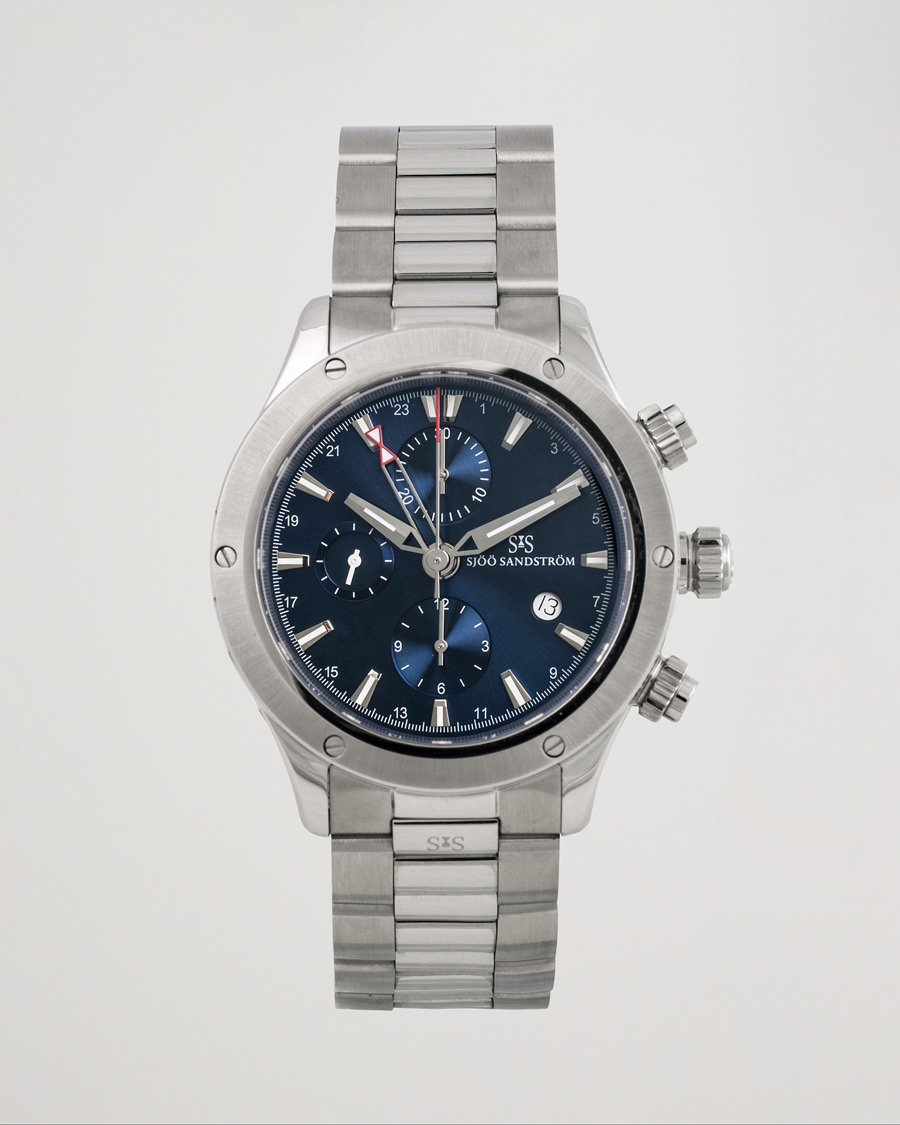 Mies | Sjöö Sandström Pre-Owned UTC Extreme 1 Blue Steel Silver | Sjöö Sandström Pre-Owned | UTC Extreme 1 Blue Steel Silver