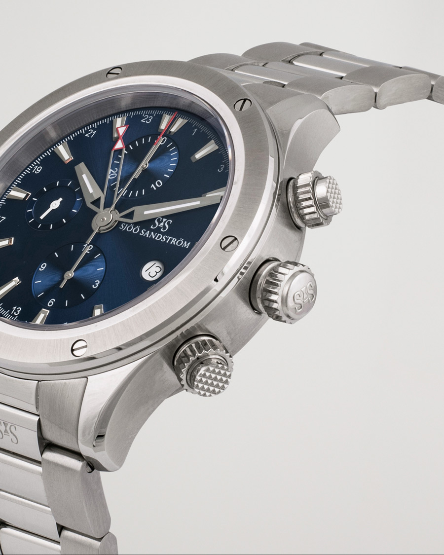 Mies | Sjöö Sandström Pre-Owned UTC Extreme 1 Blue Steel Silver | Sjöö Sandström Pre-Owned | UTC Extreme 1 Blue Steel Silver