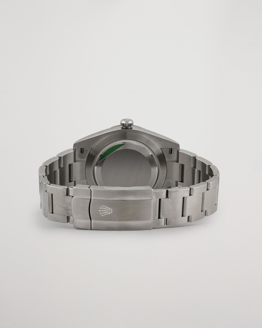 Mies | Rolex Pre-Owned Oyster Perpetual 124300 Black Silver | Rolex Pre-Owned | Oyster Perpetual 124300 Black Silver