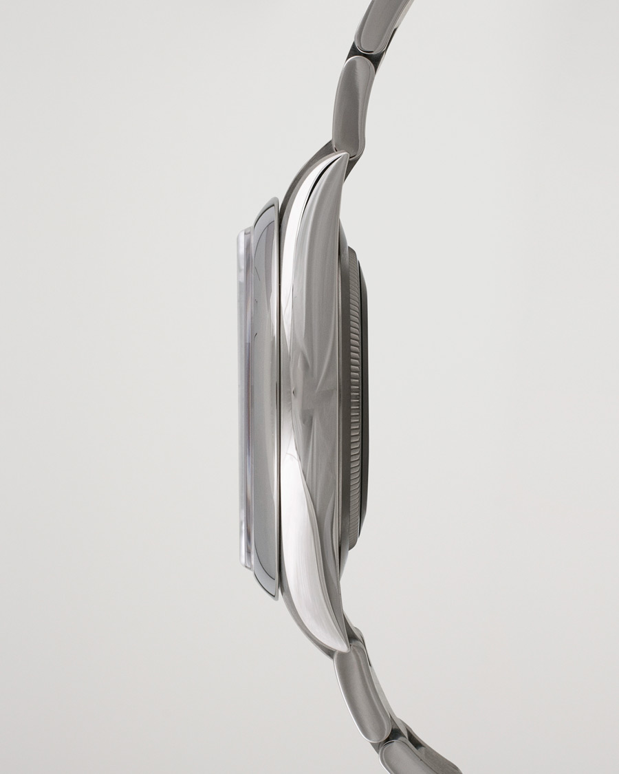 Mies | Rolex Pre-Owned Oyster Perpetual 124300 Black Silver | Rolex Pre-Owned | Oyster Perpetual 124300 Black Silver