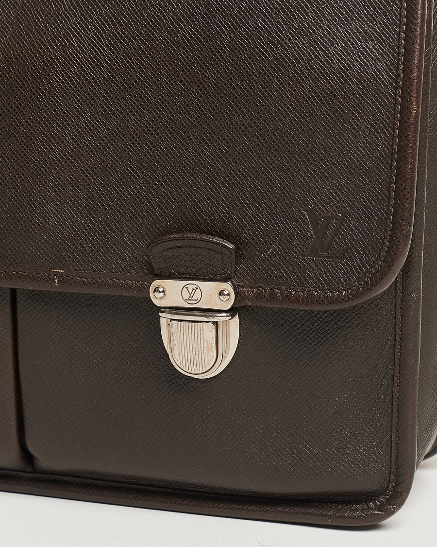 Mies | Louis Vuitton Pre-Owned Alexei Leather Messenger Bag Leather Brown | Louis Vuitton Pre-Owned | Alexei Leather Messenger Bag Leather Brown