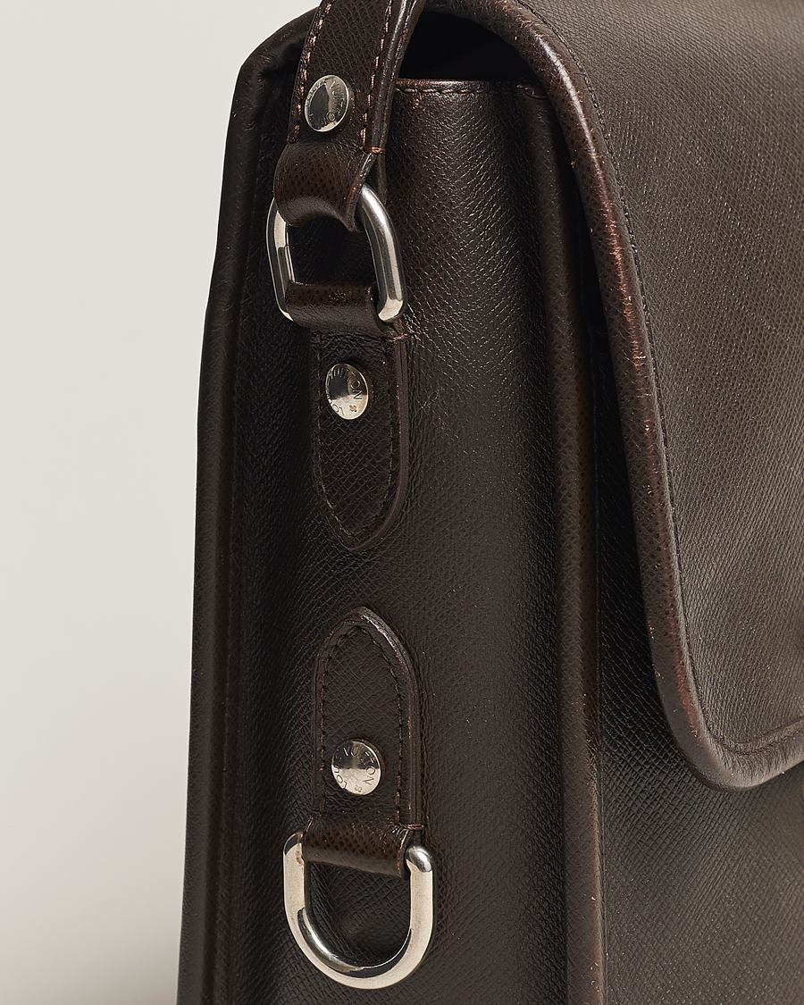 Mies | Louis Vuitton Pre-Owned Alexei Leather Messenger Bag Leather Brown | Louis Vuitton Pre-Owned | Alexei Leather Messenger Bag Leather Brown