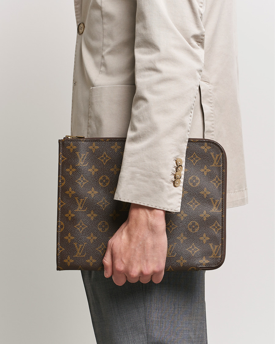 Mies | Louis Vuitton Pre-Owned Posh Documan Document Bag Monogram | Louis Vuitton Pre-Owned | Posh Documan Document Bag Monogram