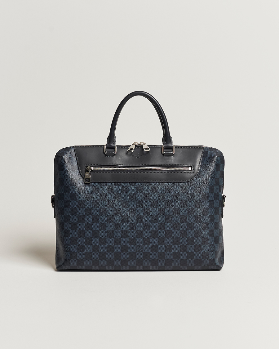 Mies | Louis Vuitton Pre-Owned Porte-Documents Jour Briefcase Damier Navy | Louis Vuitton Pre-Owned | Porte-Documents Jour Briefcase Damier Navy
